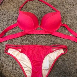 Red VICTORIA SECRET Bikini with built in padding
